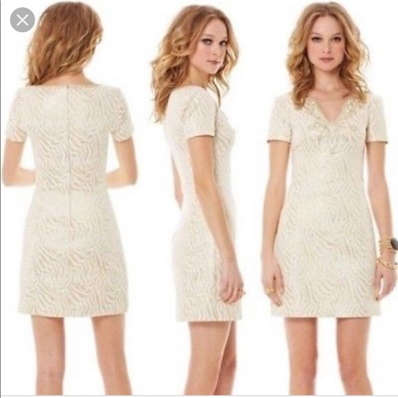 Lilly Pulitzer Milannia Short Sleeve Shift Dress! - Picture 4 of 8